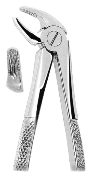 This is extracting forceps for dentistry use.It is used by dentals. It is used for extracting molar or teeth