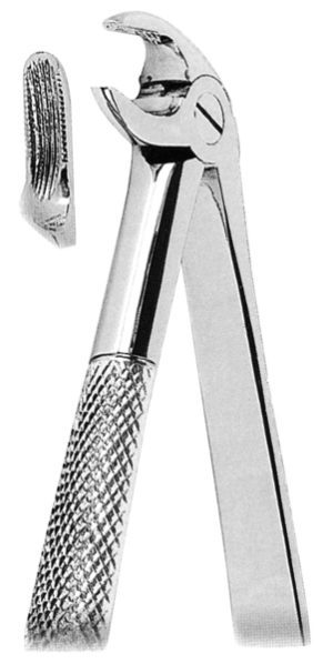 This is extracting forceps for dentistry use.It is used by dentals. It is used for extracting molar or teeth