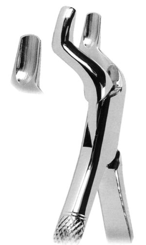 This is extracting forceps for dentistry use.It is used by dentals. It is used for extracting molar or teeth