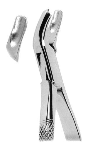 This is extracting forceps for dentistry use.It is used by dentals. It is used for extracting molar or teeth