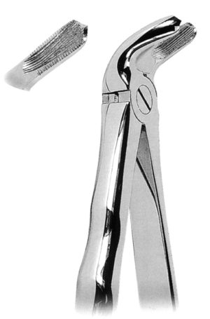 This is extracting forceps for dentistry use.It is used by dentals. It is used for extracting molar or teeth