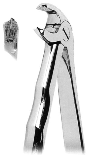 This is extracting forceps for dentistry use.It is used by dentals. It is used for extracting molar or teeth